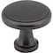 Elements 1-3/16" Diameter Gun Metal Gatsby Cabinet Mushroom Knob 3970-DACM - alternate 1